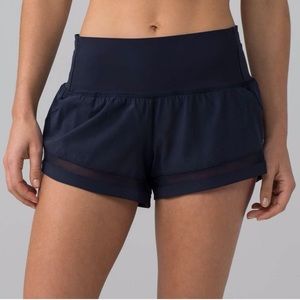 RARE Lululemon Pace Perfect Short (3") Midnight Navy